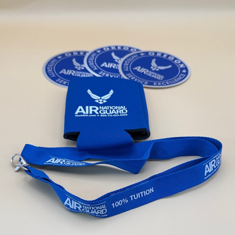Air National Guard Blue Lanyard and Koozie Set